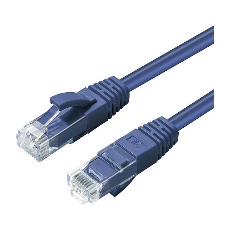 DafixXpand network cable - 0.3 m - blue - Blau - 0.3m