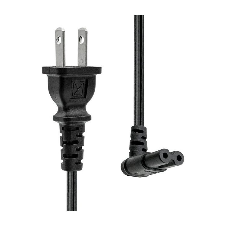 power cable - Type A to IEC 60320 C7 - 2 m