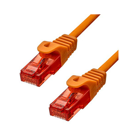 Patch-Kabel RJ-45 (M) zu RJ-45 (M) 10 m Kupfer UTP CAT 6 orange (6UTP-10O)