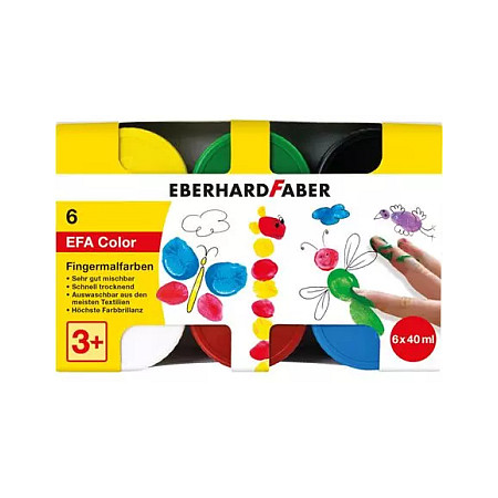 EBERHARD FABER Fingerfarben farbsortiert