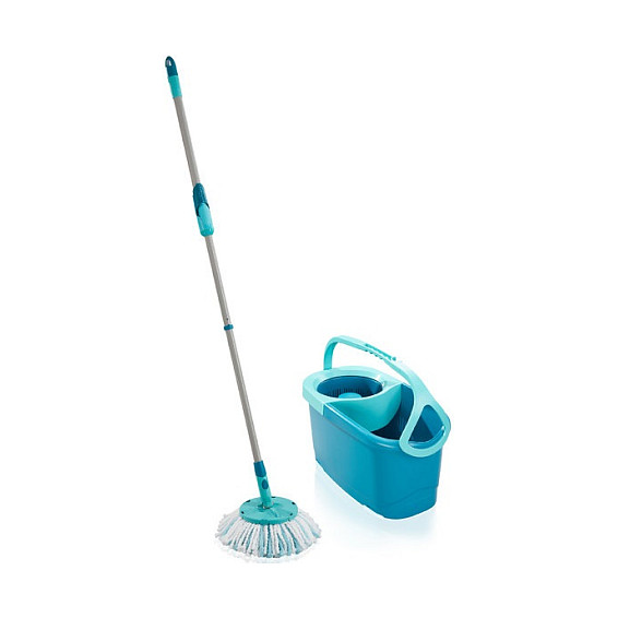 LEIFHEIT Clean Twist Disc Mop Wischsystem für Fliesen- und Steinböden