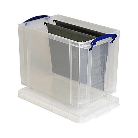 Really Useful Box Aufbewahrungsbox 19,0 l - 39,5 x 25,5 x 29,0 cm transparent
