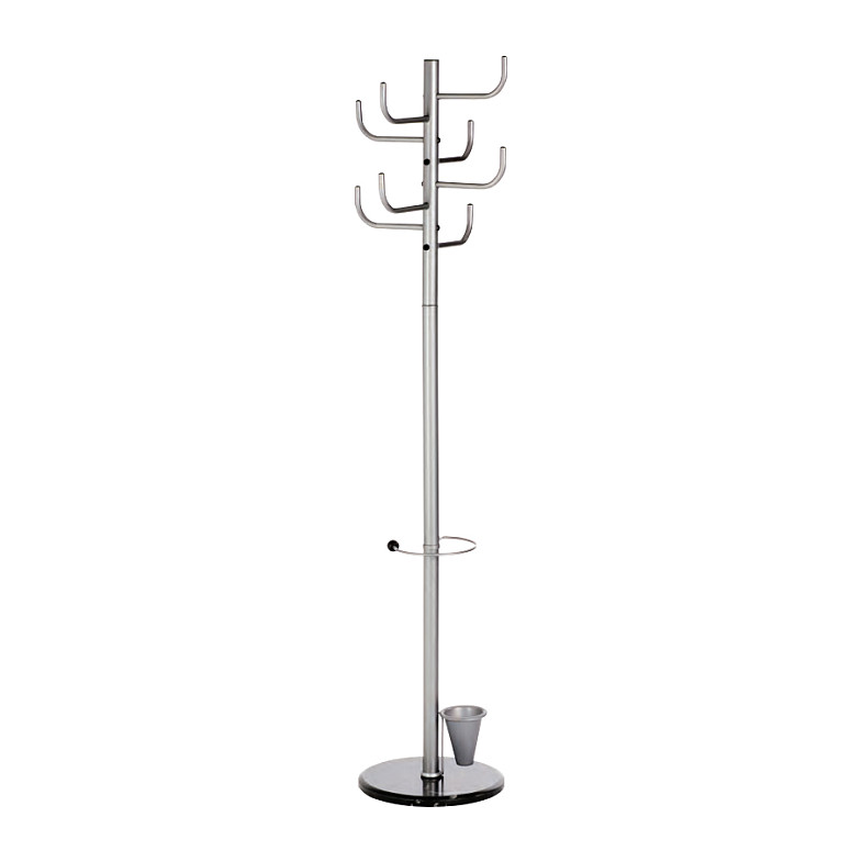 ALCO Kleiderständer silber Metall 40,0 x 172,0 cm 8 Haken