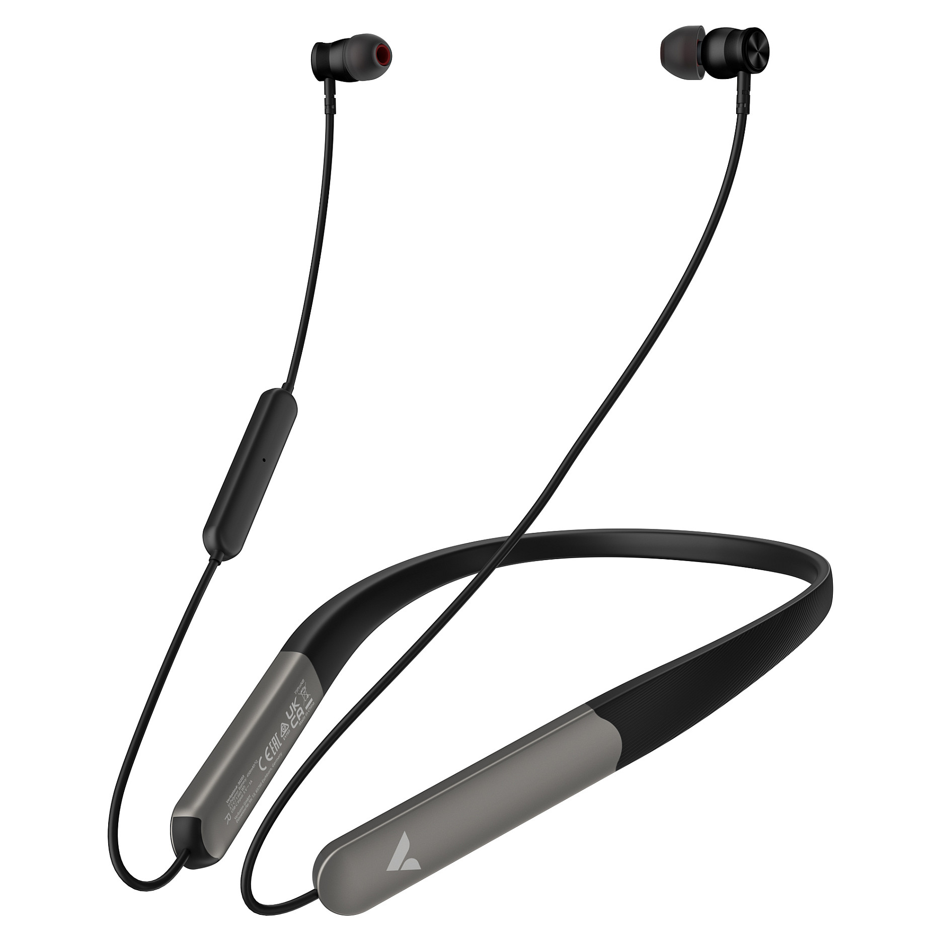 Verbatim TruSound Pro Neckband Earbuds, schwarz 30203 Kopfhörer