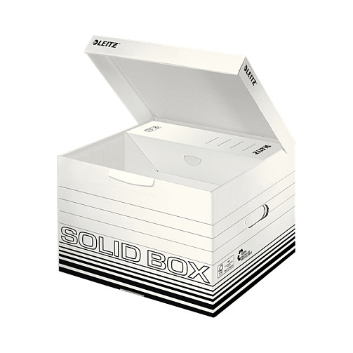 Solid M Archivboxen 32,5 x 36,0 x 27,0 cm weiß