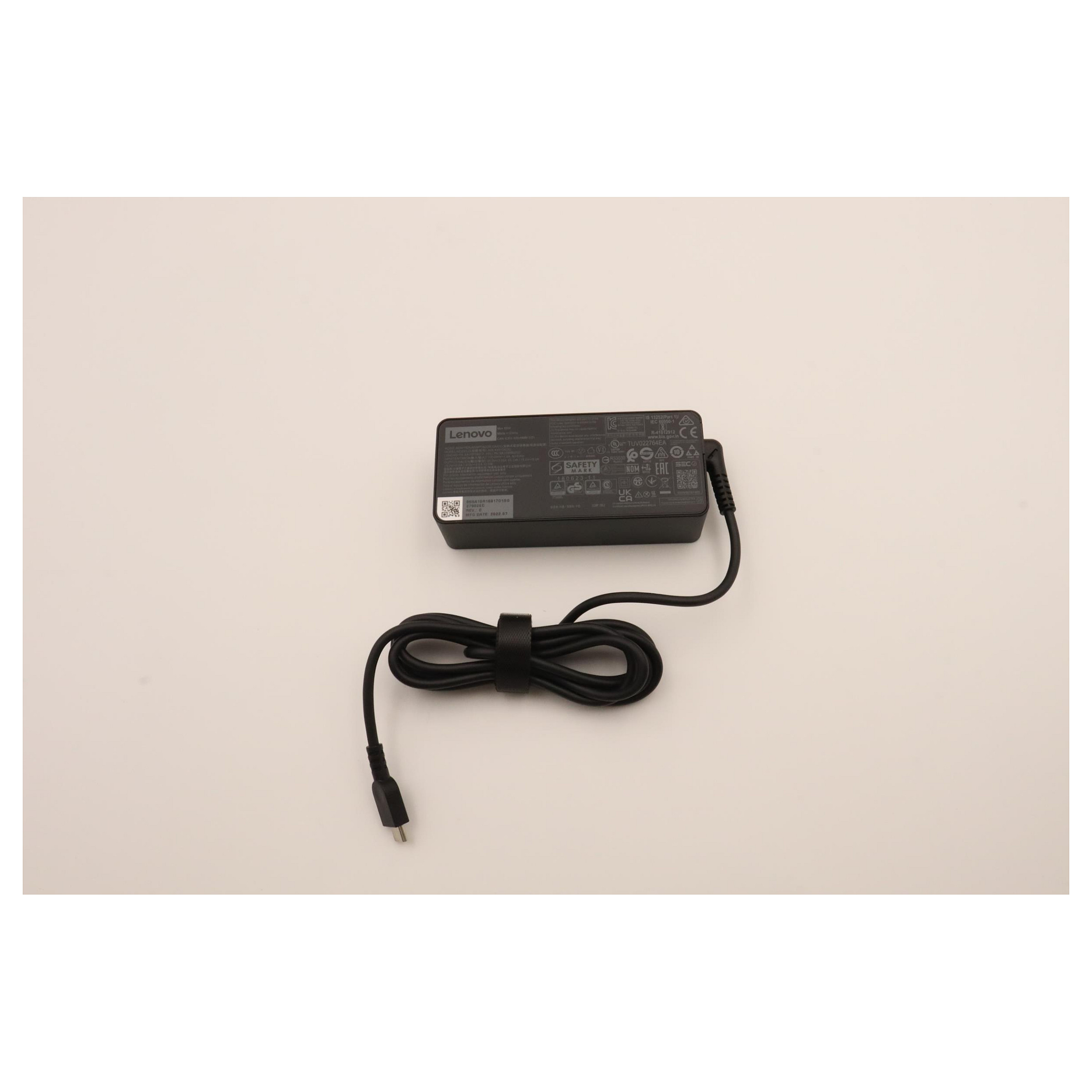 N Lenovo AC Adapter 65W USB Type-C Includes Power Cable