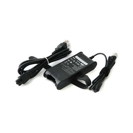 N Dell AC Adapter 19.5V 3.34A 65W (7.4mmx5.0mm) Includes Power Cable New Style PA-12 Rounded Sides