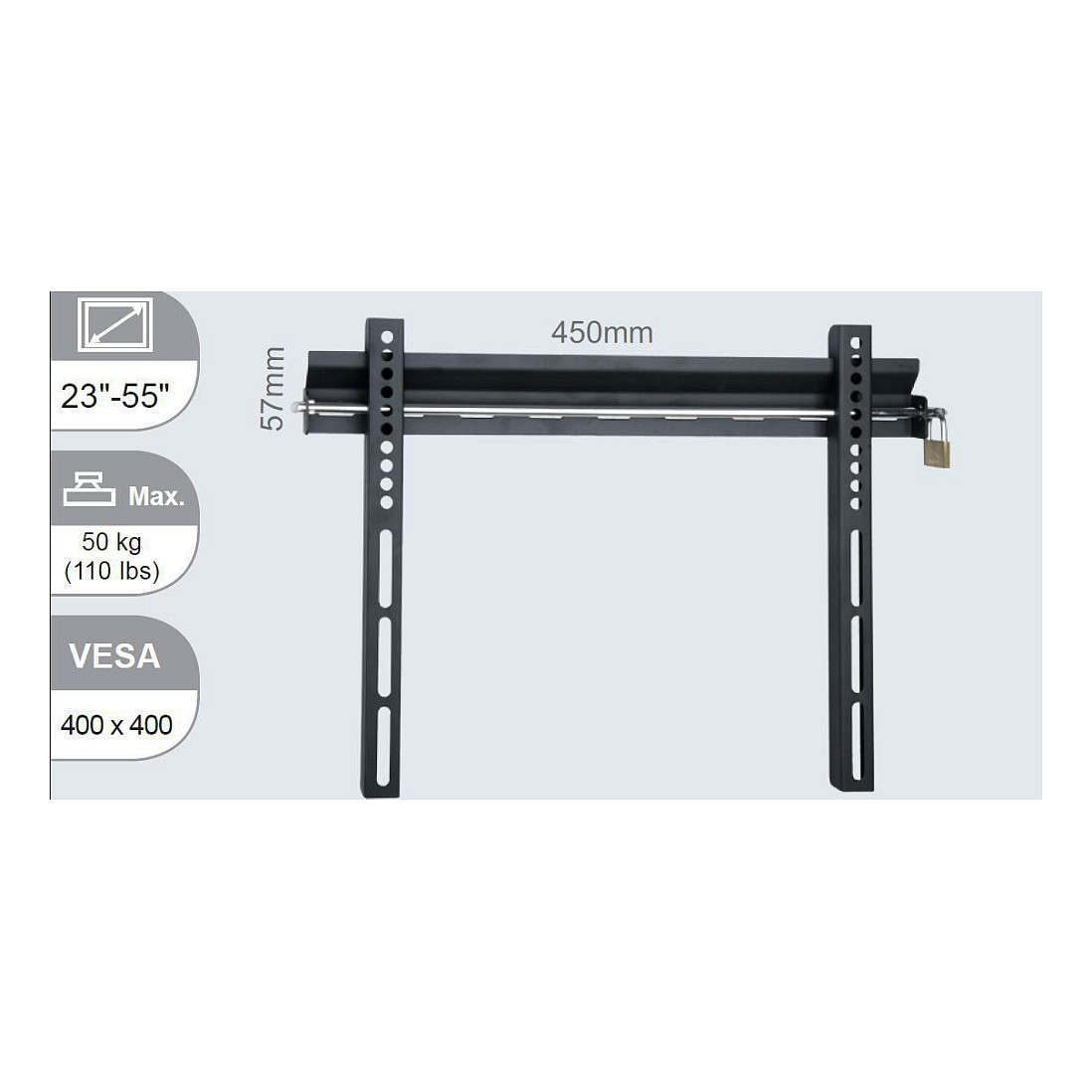 Wall mount medium slim up to