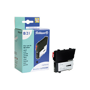 Pelikan Tinte Brother B21 LC985 bk schwarz kompatibel Tinte Kompatibel