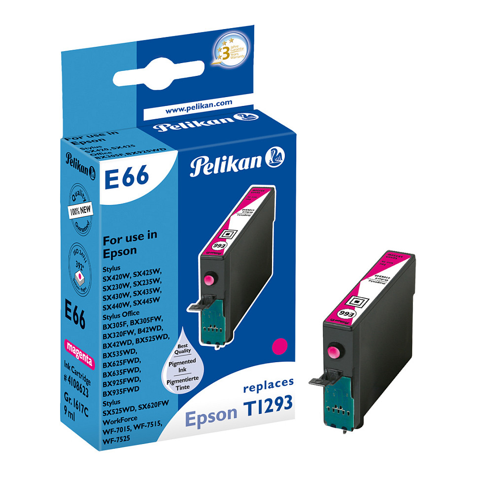 Pelikan Tinte Epson E66 T129 magenta kompatibel Tinte Kompatibel