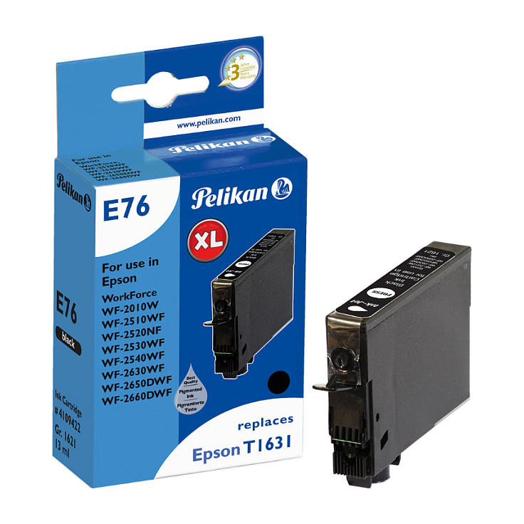 Pelikan Tinte Epson E76 T1631 schwarz kompatibel Tinte Kompatibel