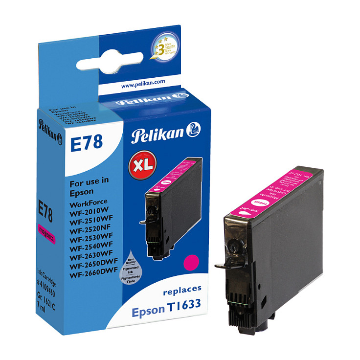 Pelikan Tinte Epson E78 T1633 magenta kompatibel Tinte Kompatibel