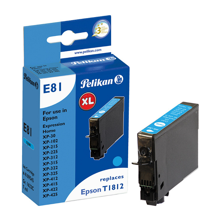 Pelikan Tinte Epson E81 T1812 cyan kompatibel Tinte Kompatibel