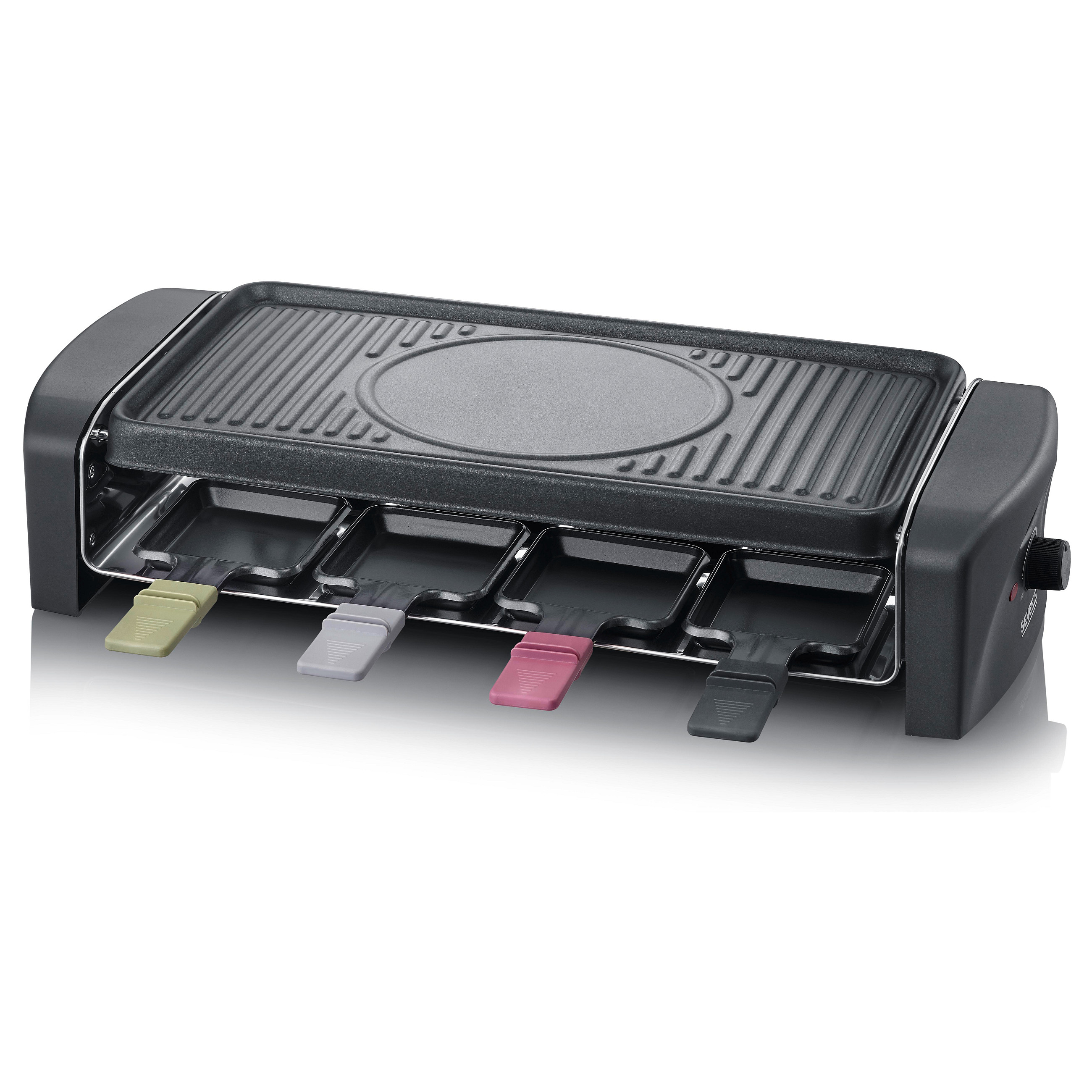 Severin Raclette-Grill (RG 9646), schwarz, 1400 W