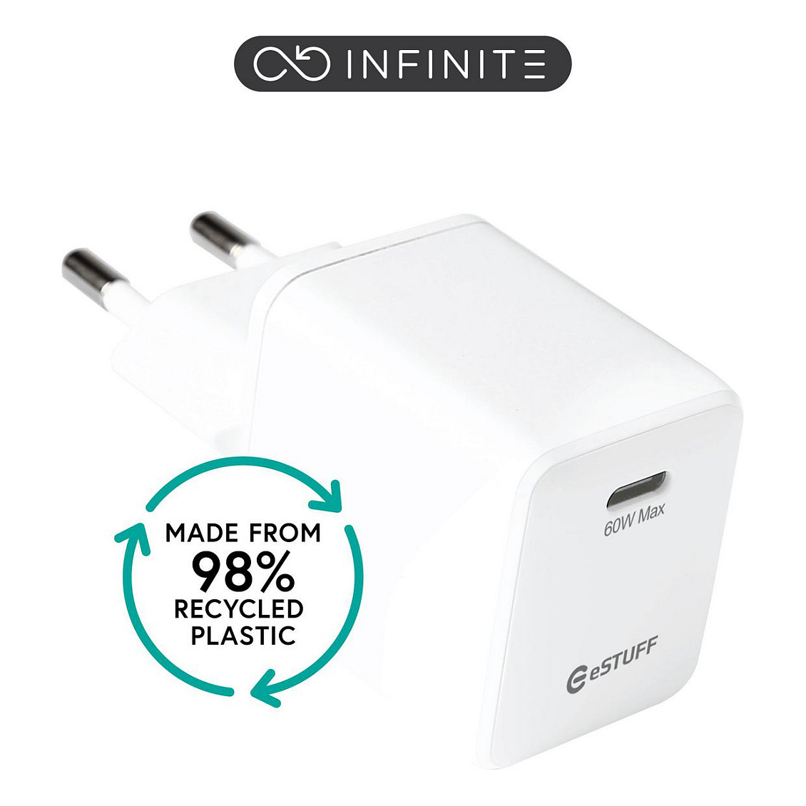 eStuff INFINITE (GRS) USBC Charger