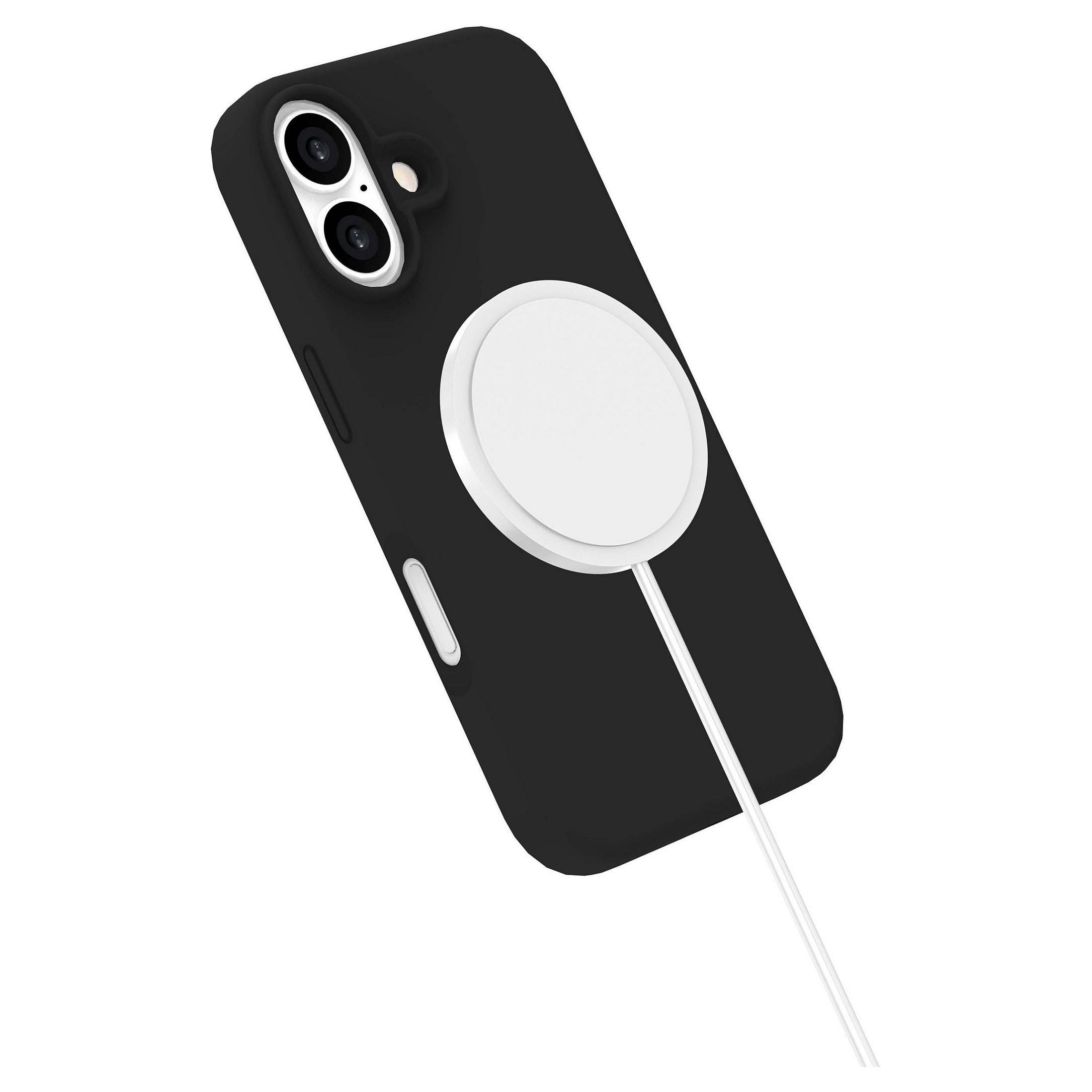 eStuff iPhone 17 INFINITE ROME Magnetic Silicone Cover Schwarz