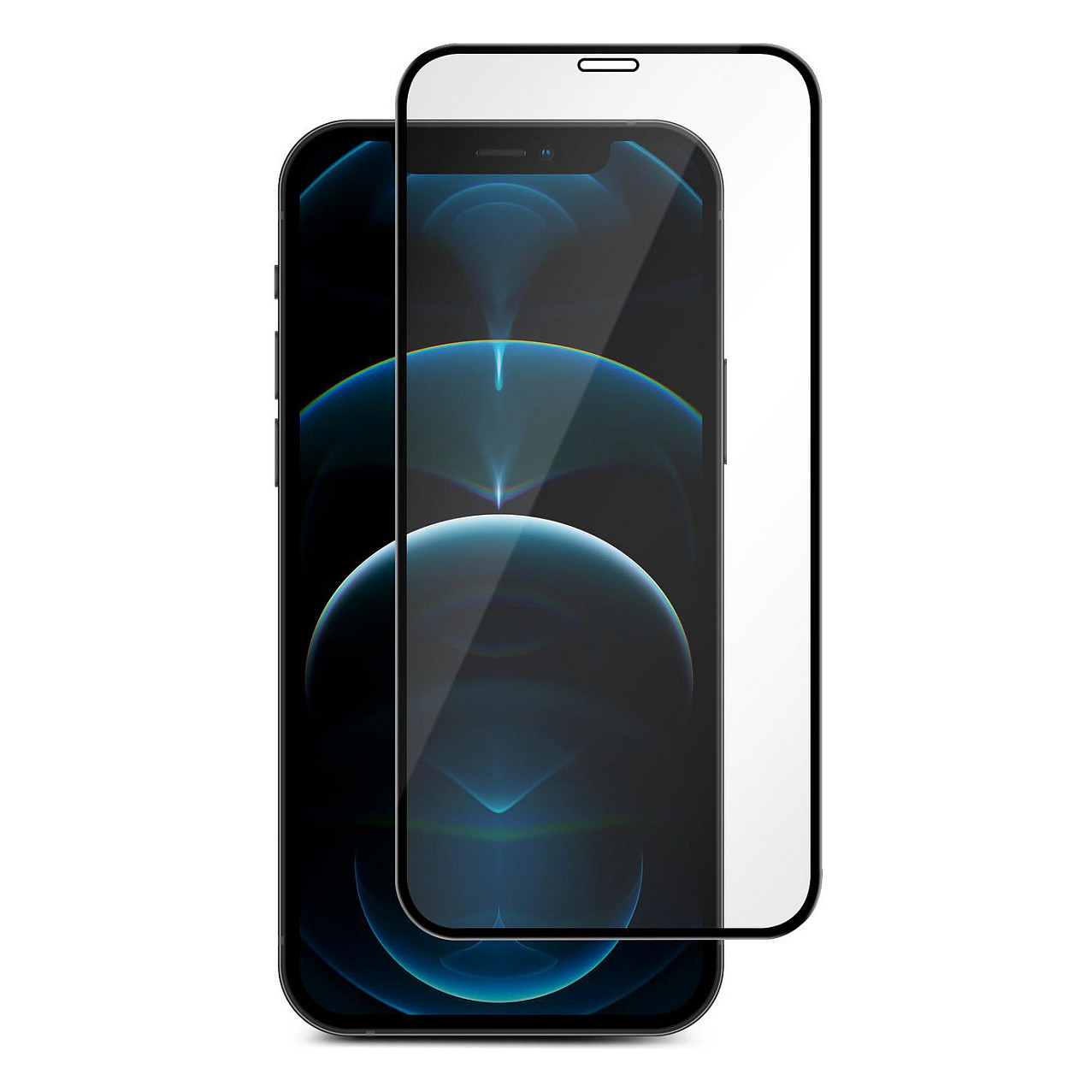 eStuff Apple iPhone 12/12 Pro Black Full Cover Titan