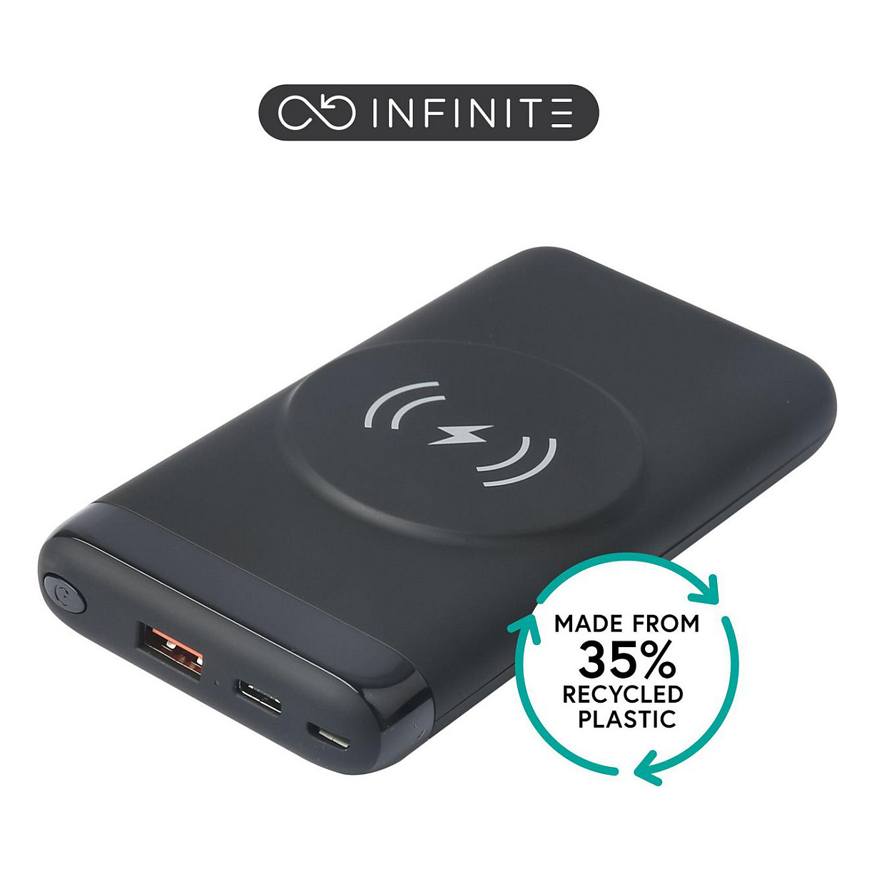 eStuff INFINITE Power Bank 10.000 mAh PD20W including wireless