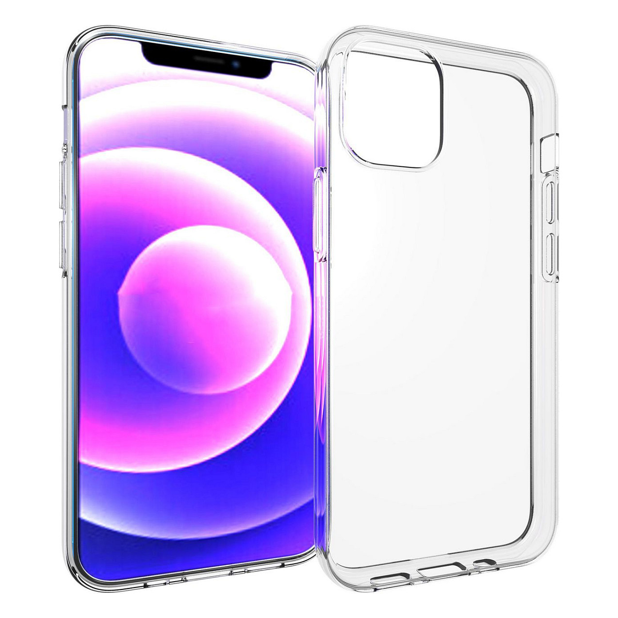 eStuff LONDON iPhone 13 mini Clear Cover. MaterialTPU