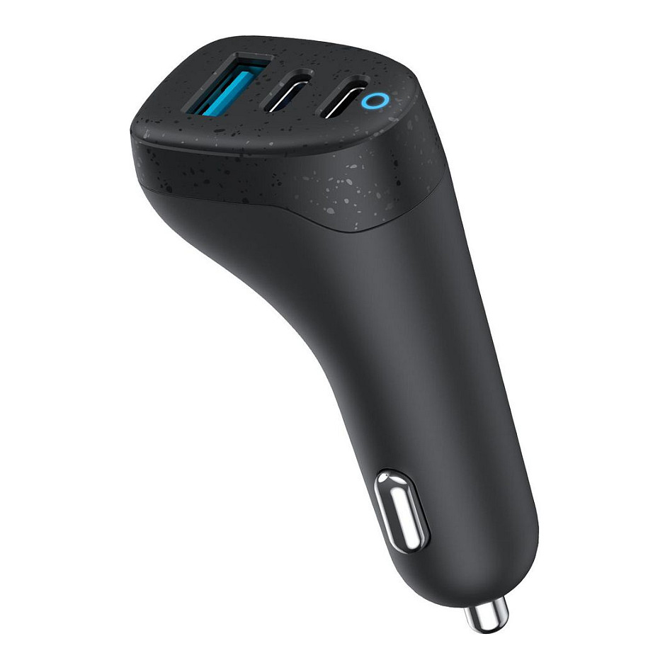 eStuff INFINITE Tripple Car Charger 100 W. 2 X USBC + 1 X USBA