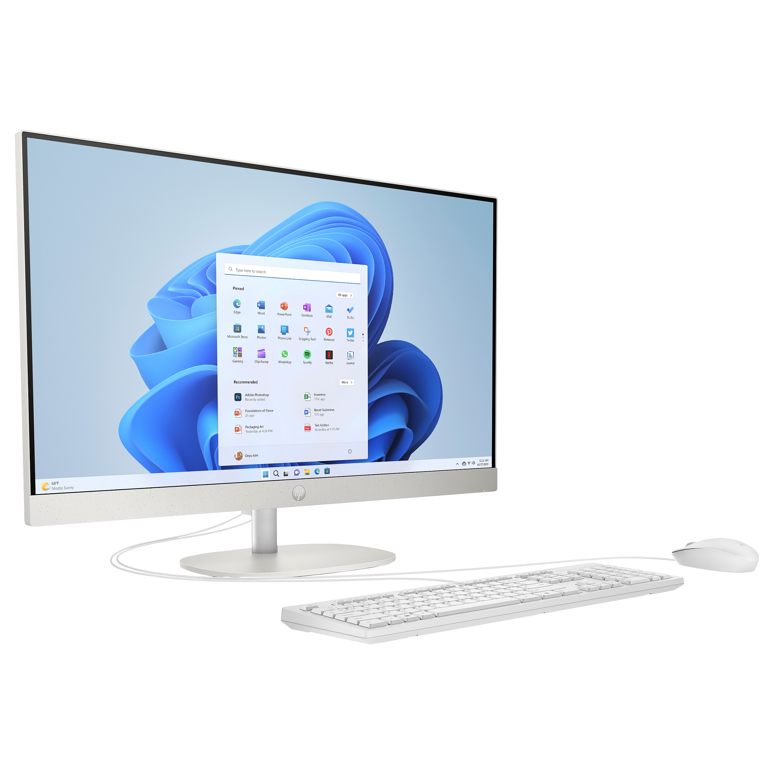 AIO HP 27 All-in-One 27-cr0401ng i3-1315U/8GB/256SSD/W11 Home white