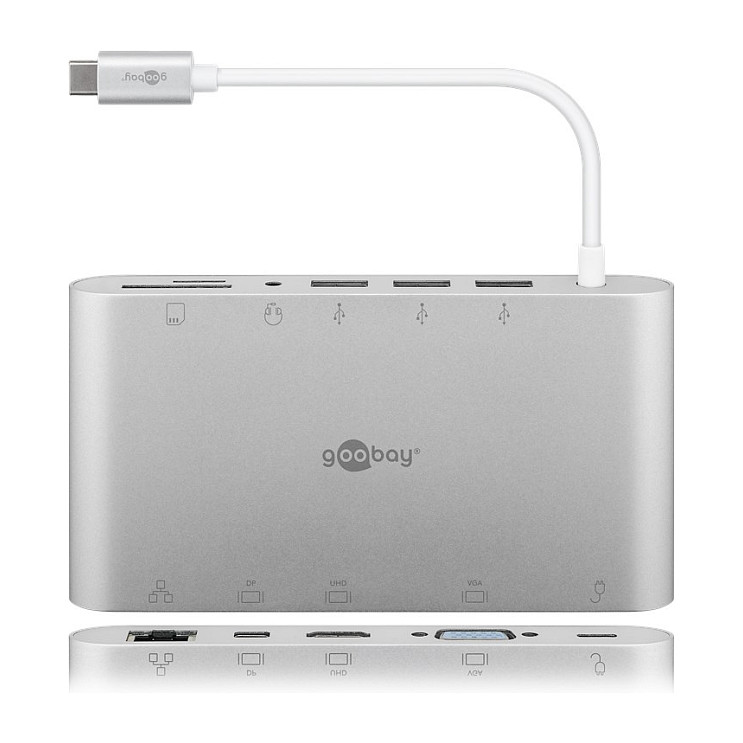 Goobay USB-C Multiport-Adapter All in 1 (silber)