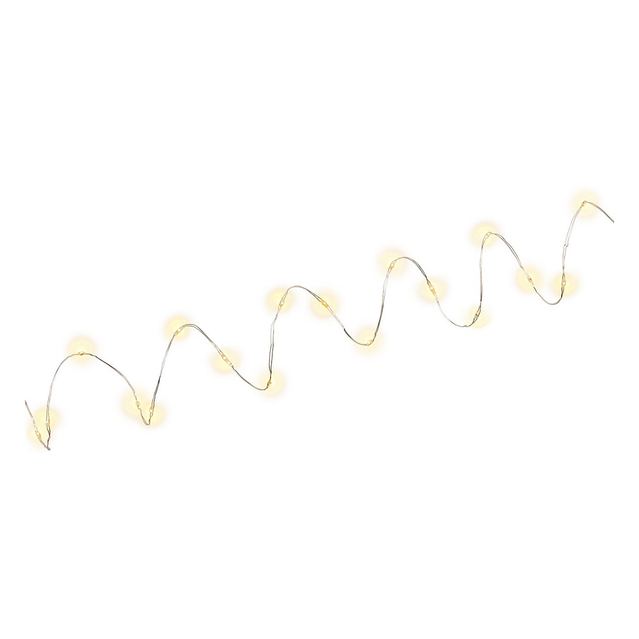 20er Lichterkette, transparent, 1,0 m