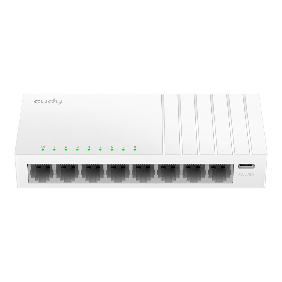 GS108U Netzwerk-Switch 8-Port, Unmanaged, 8x Gigabit RJ45 Switching Hubs