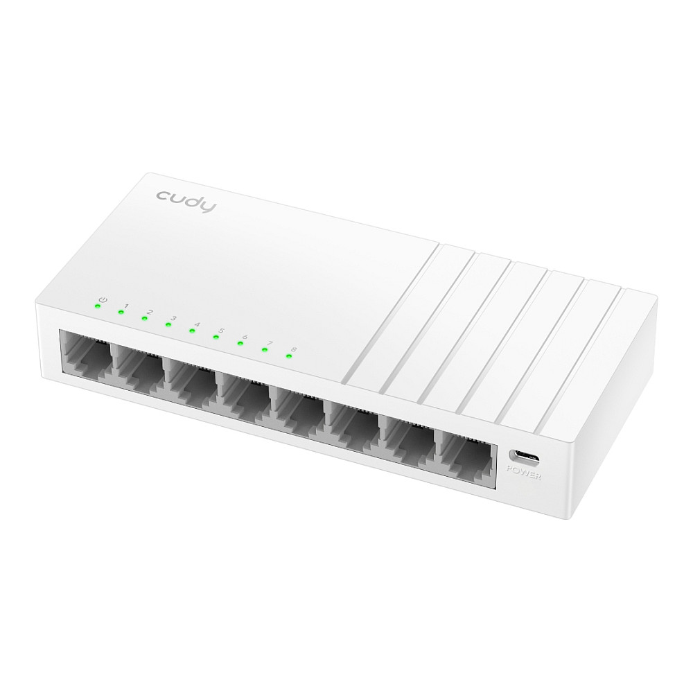 GS108U Netzwerk-Switch 8-Port, Unmanaged, 8x Gigabit RJ45
