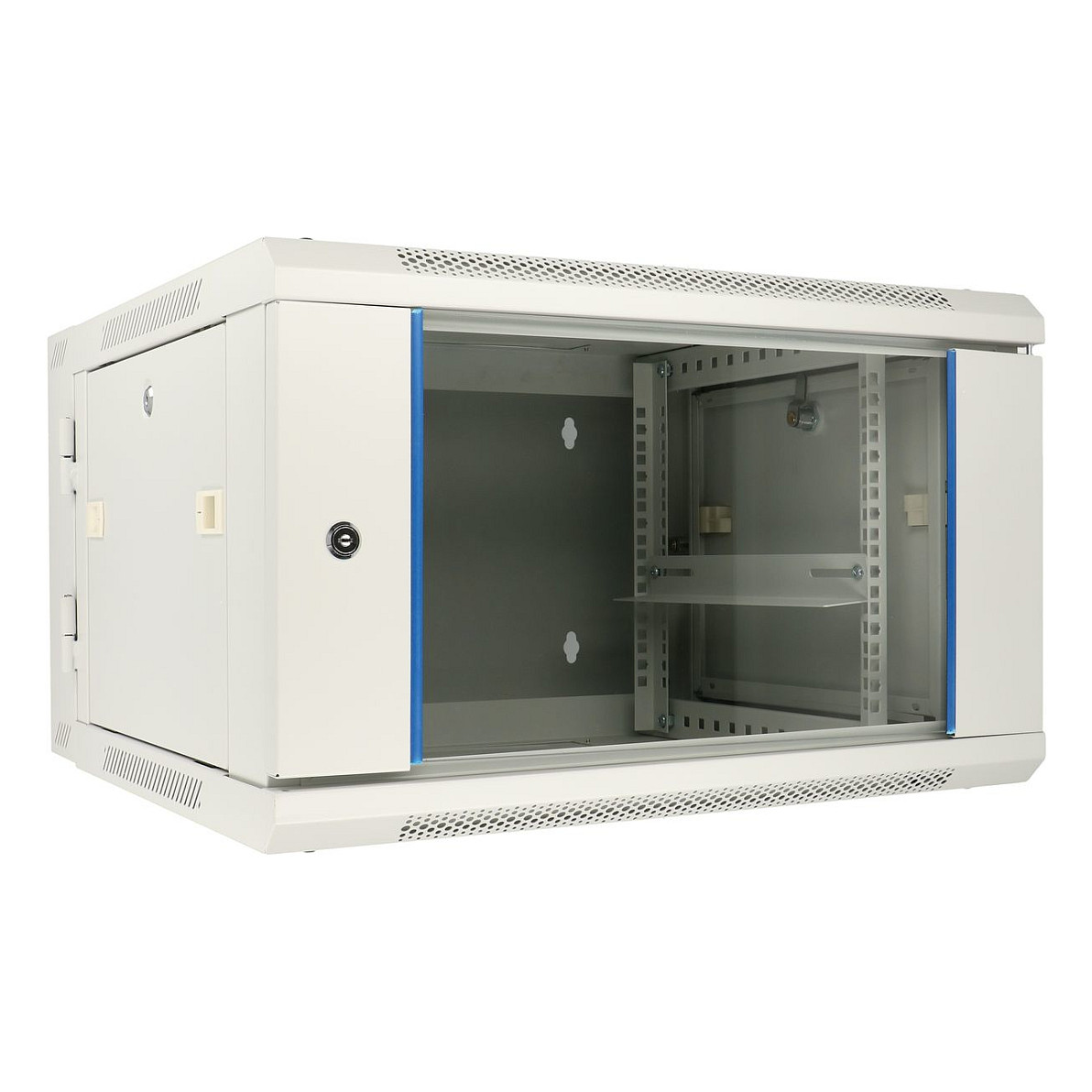 6U 600x600 Grey Two-section Rack Cabinet