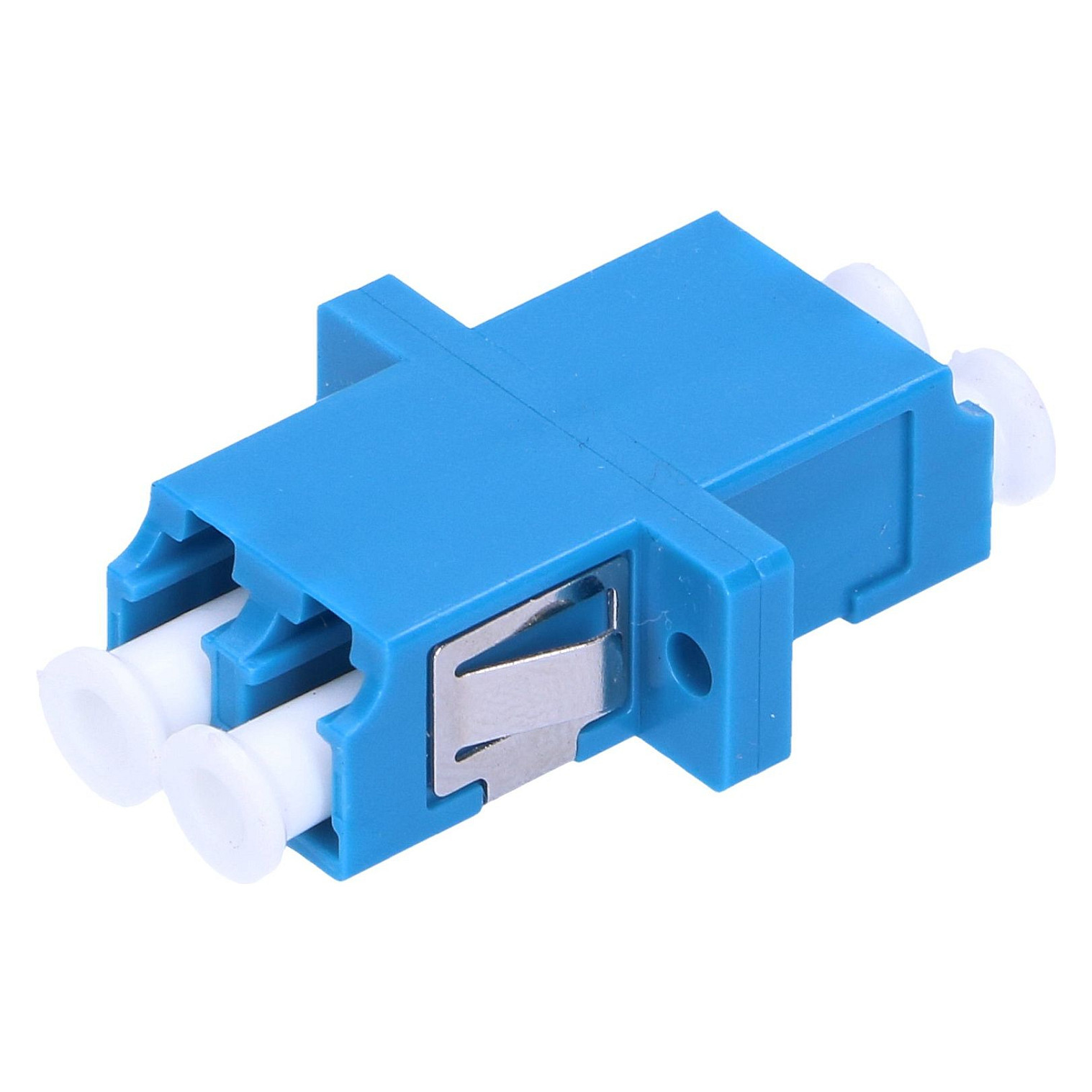 Adapter LC/UPC Single Mode Duplex LC Uncoated Blue Acrylonitrile Butadiene Styrene ABS