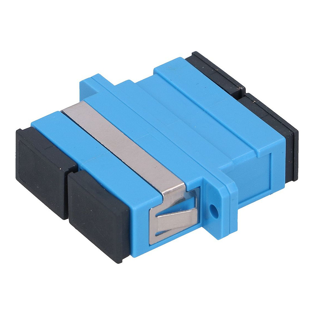Adapter SC/UPC Single Mode Duplex SC/UPC Uncoated Blue Multi-Mode Plastic 2000 Pieces