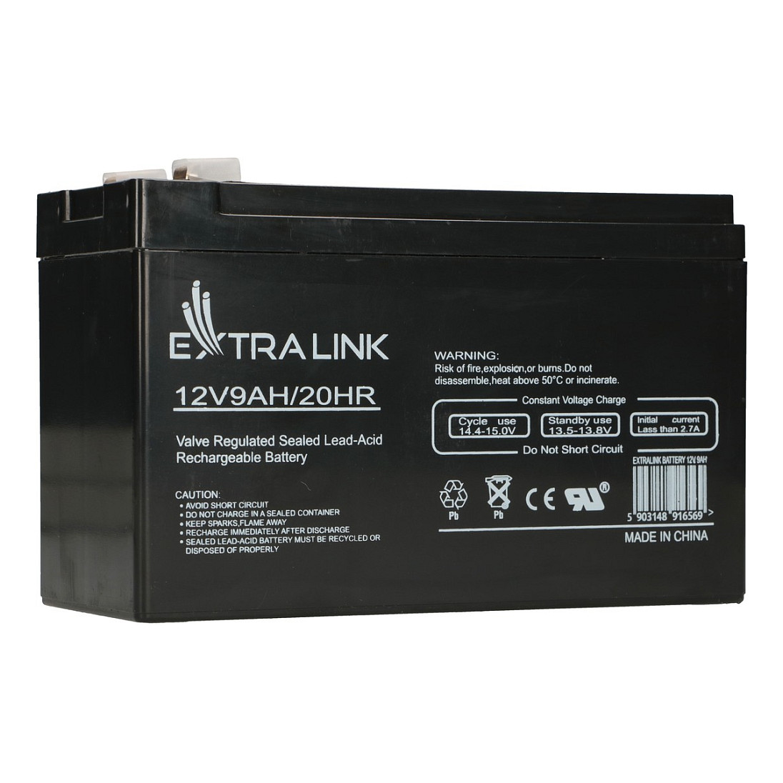 AGM Maintenance-Free Battery - Battery - 9,000 mAh