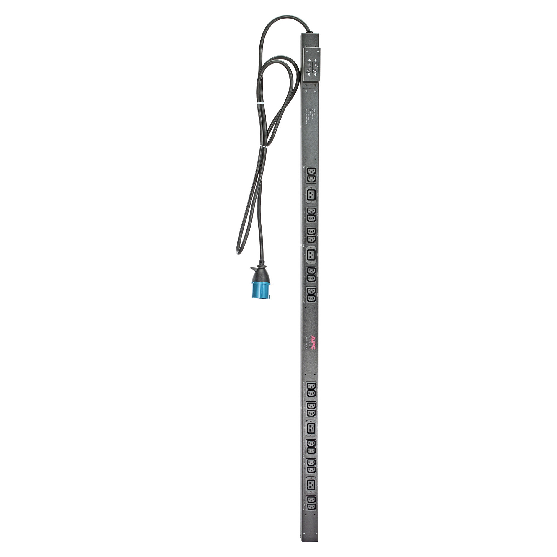 Rack PDU Basic ZeroU 32A 230V (20)C13 & (4)C19 Cord Length (3 meters) IEC309