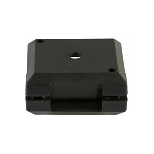 BrickRknowledge Kunststoffschale 1x1 schwarz oben und unten 10er Pack