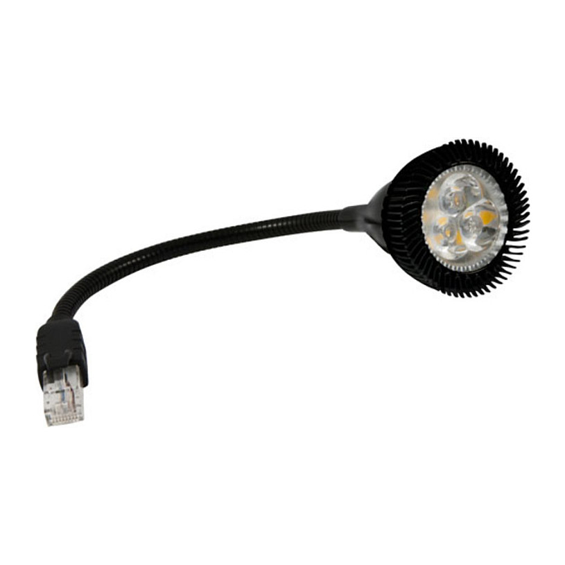 PoE Lampe 802.3af/at LED 3 Watt RJ45 Ethernet Anschluß Internet of Things (IoT)