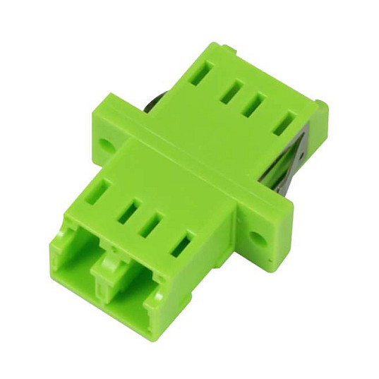 50/125u Multimode OM5, lime Green, duplex, PVC, mit Flansch, Synergy 21,