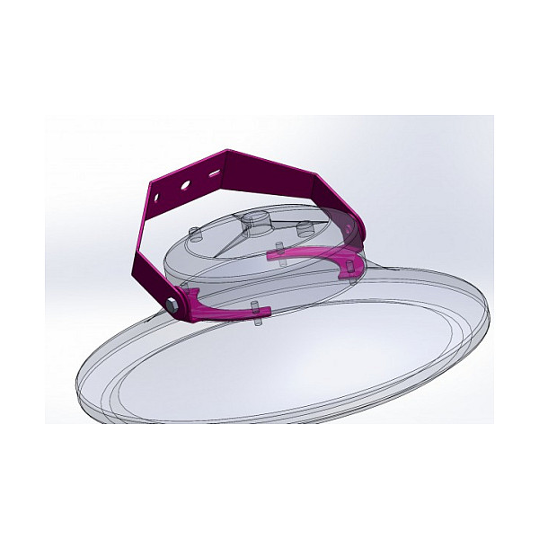 21 LED Spot Pendelleuchte UFO zub. Wandhalterung für UFO size L Bügel kurz