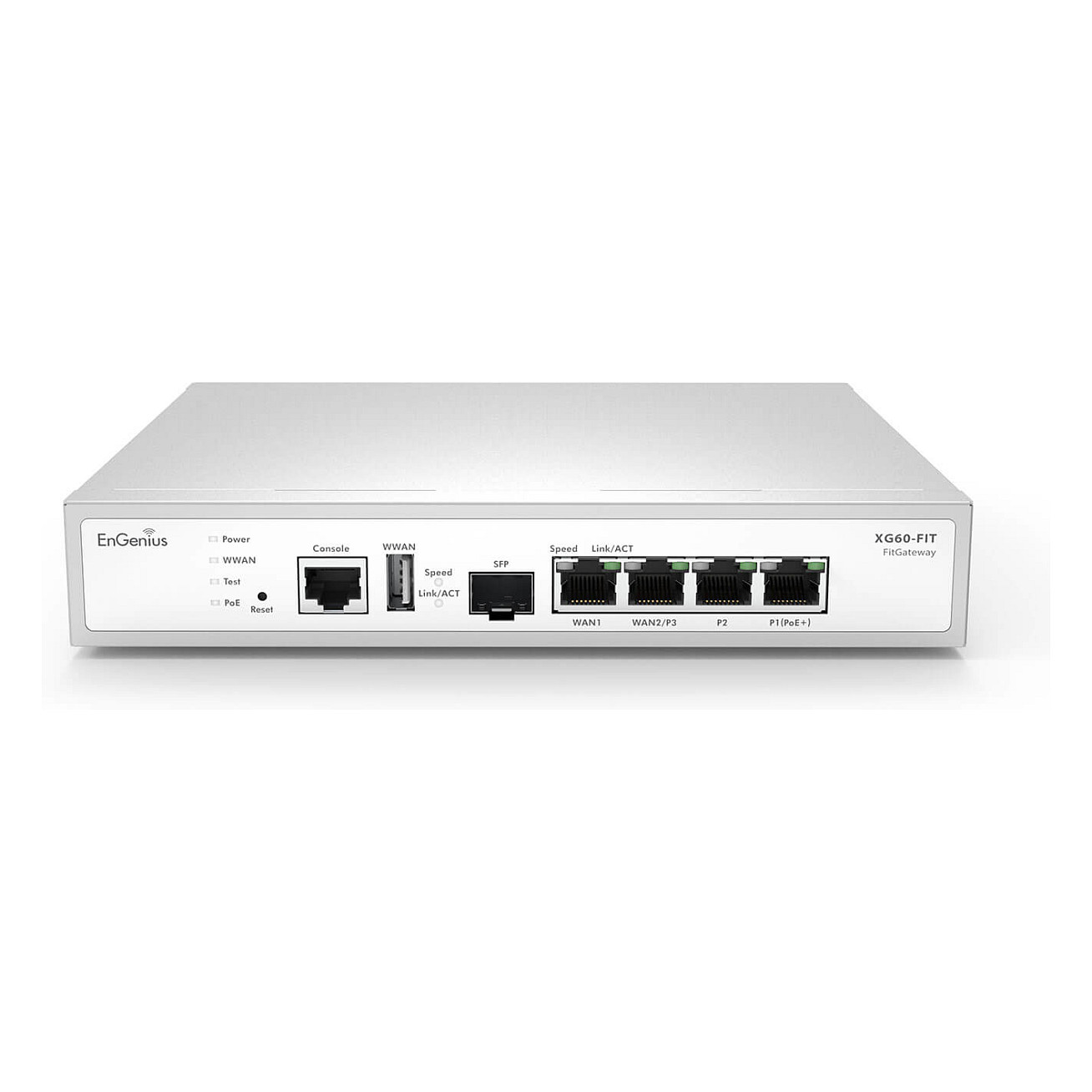 VPN Router â€¢ 4x 1GbE â€¢ 1x SFP â€¢ 1x PoE at â€¢ XG60-FIT â€¢ FitXpress