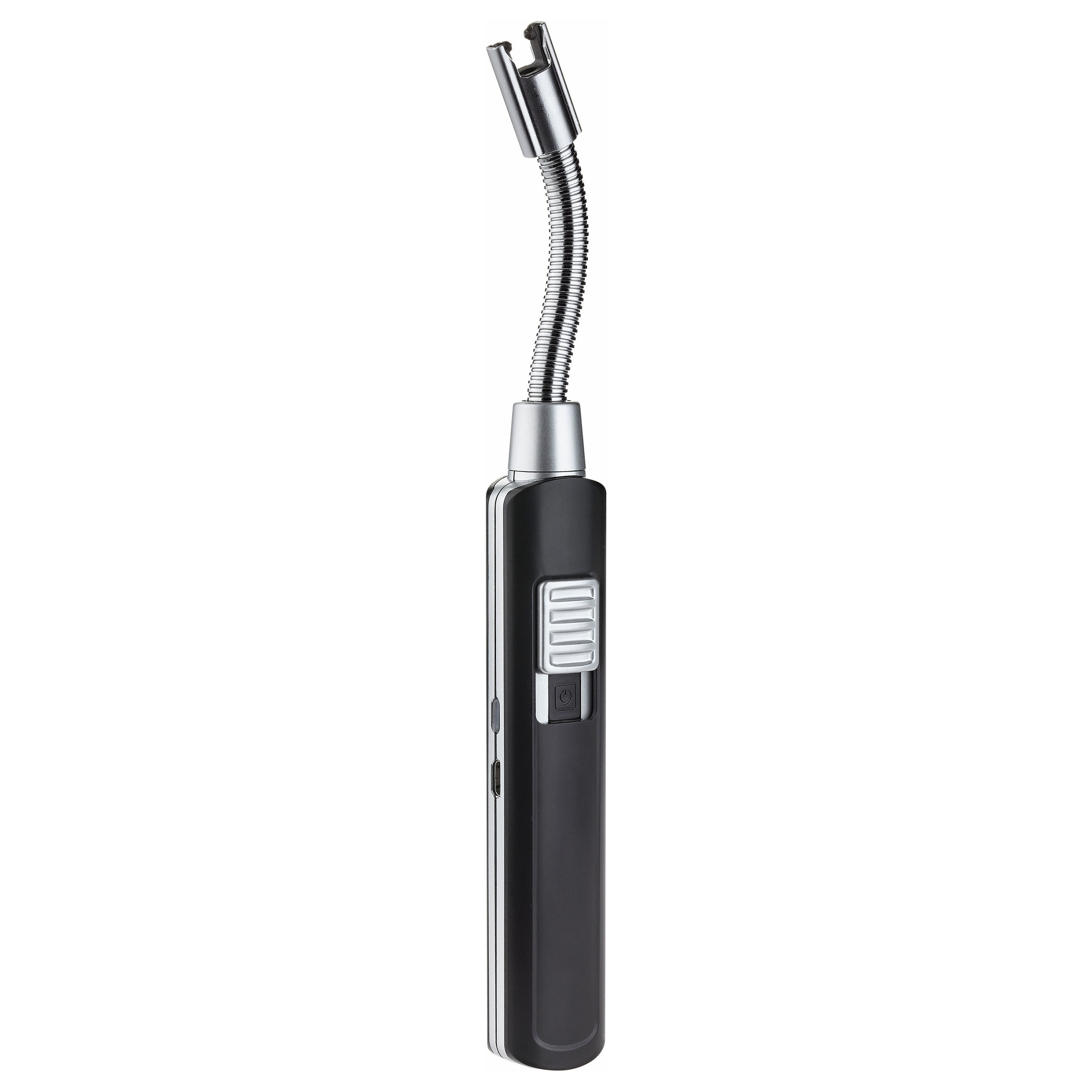 TFA® Lichtbogenfeuerzeug schwarz, silber
