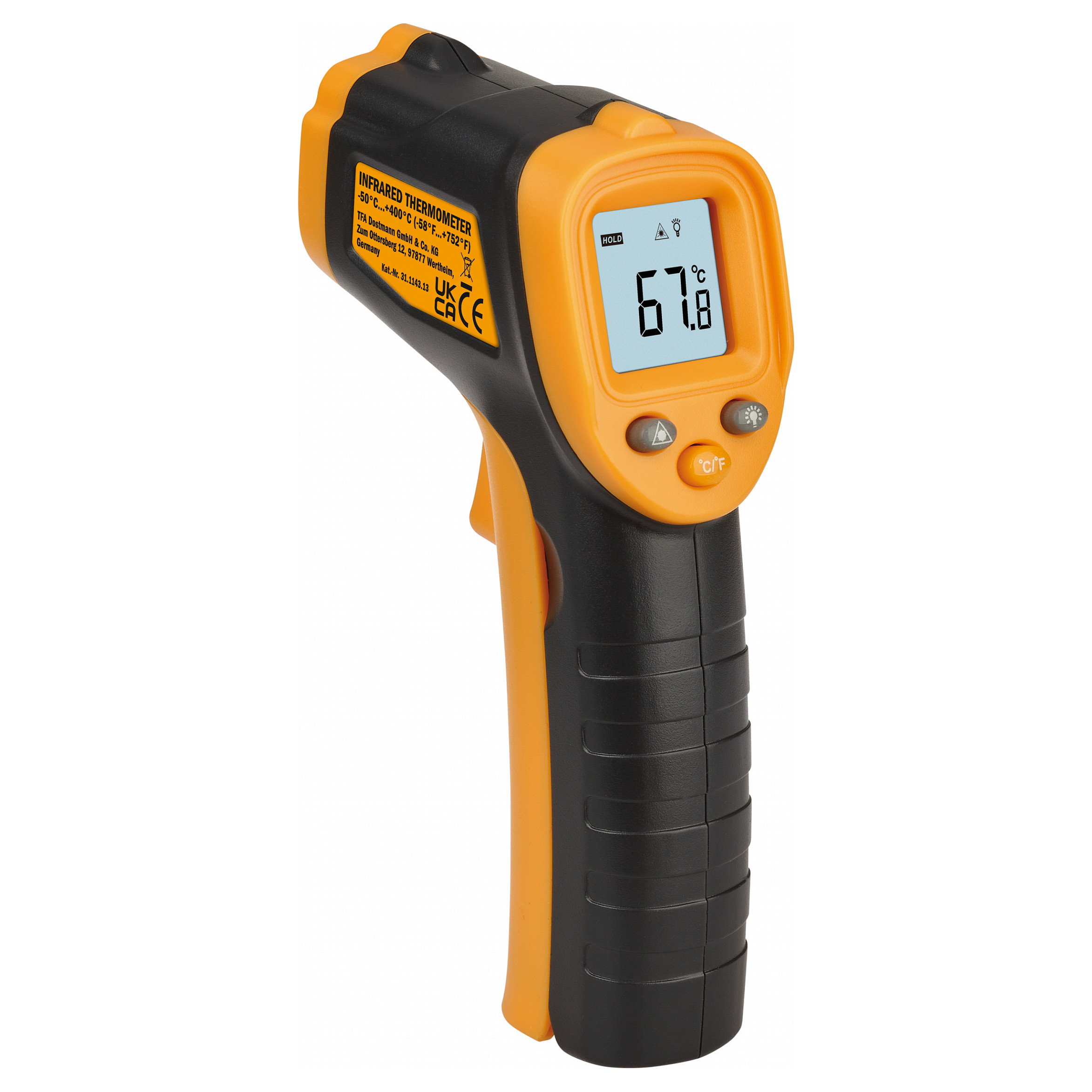 TFA® RAY LIGHT Infrarot-Thermometer schwarz, 1 St. Haushaltskleingeräte