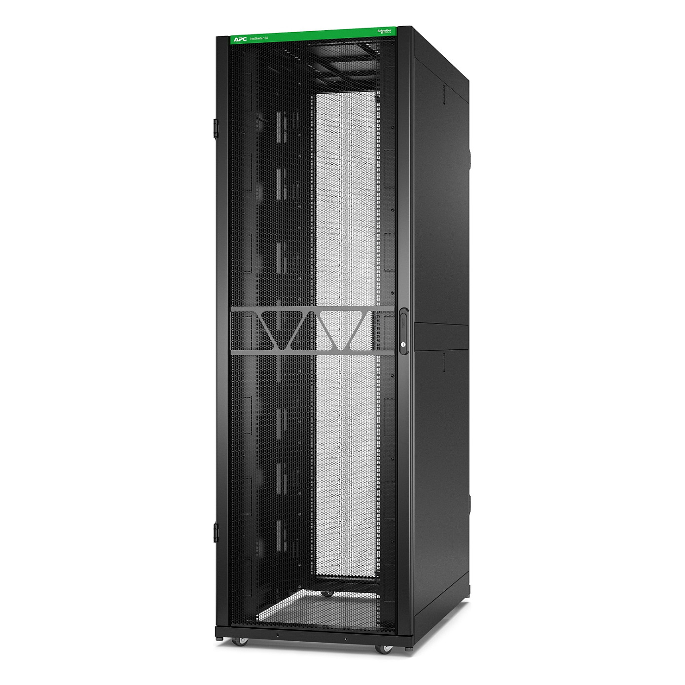 APC NetShelter SX Gen 2 Rack cabinet 2258H x 750W x 1200D mm with Sides floor-standing Black 48U 19 TAA Compliant