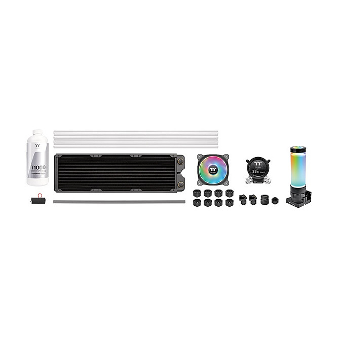 K Thermaltake Pacific CLM360 Ultra Hard Tube LIQUID COOLING KIT MX2 Water block