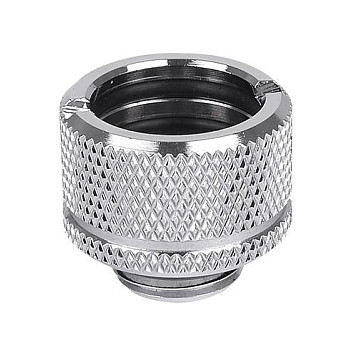 K Thermaltake Pacific G1/4 PETG Tube 16mm OD Adapter - Chrome CPU Kühler & Zubehör