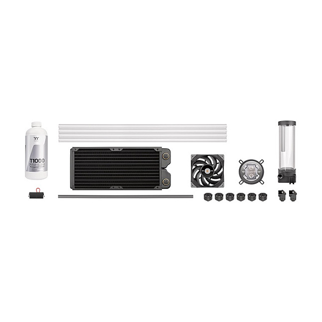 K Thermaltake Pacific TOUGH C240 LIQUID COOLING KIT pure clear coolant