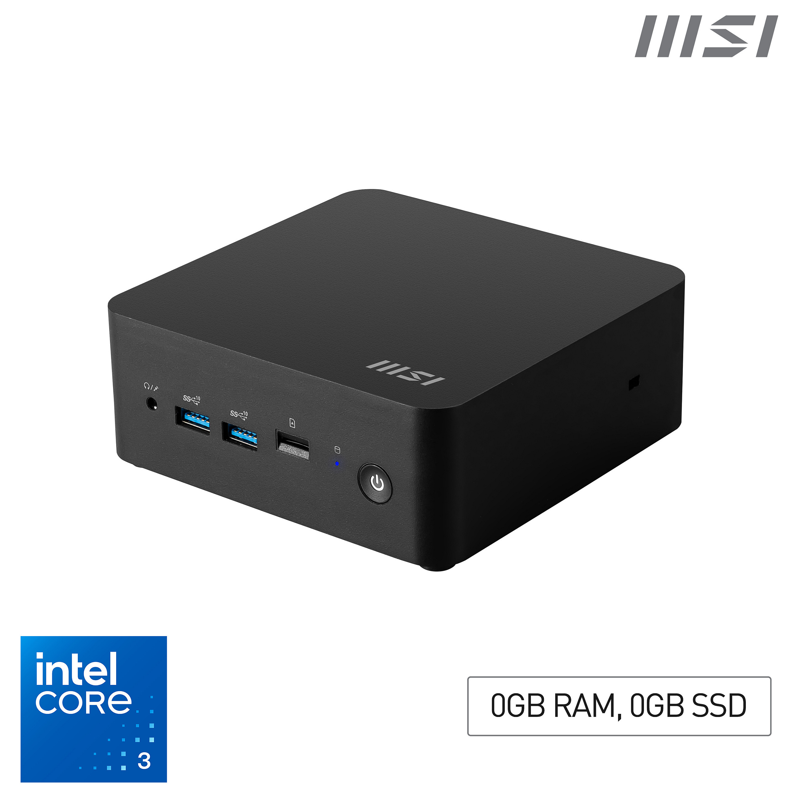 MSI Cubi NUC 1MG-014BEU Mini PC Black 100U Intel SoC