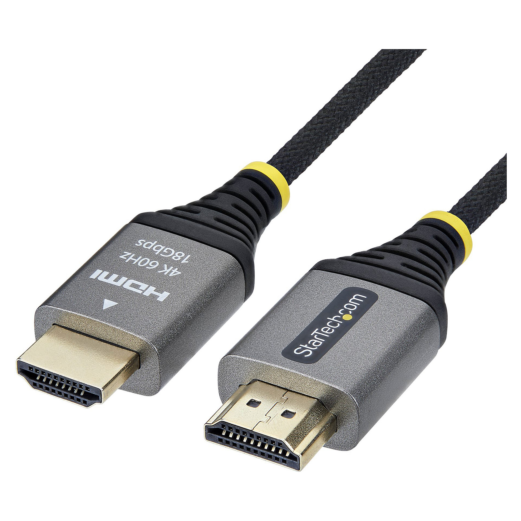 STARTECH.COM 3m 10ft Premium Certified High Speed HDMI Cable Ultra Flexible HDMI Cable 4K 60Hz/1440p 144Hz w/HDR10/ARC 18Gbps High