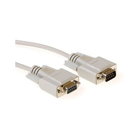 25 metre Serial 1:1 connection cable 9 pin D-sub male - 9 pin D-sub female