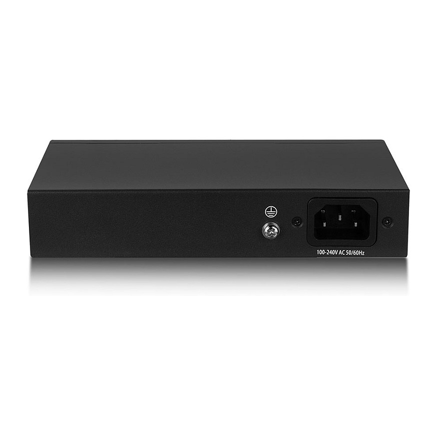 6 port, network switch, 10/100Mbps. 4x PoE+ (30W) port