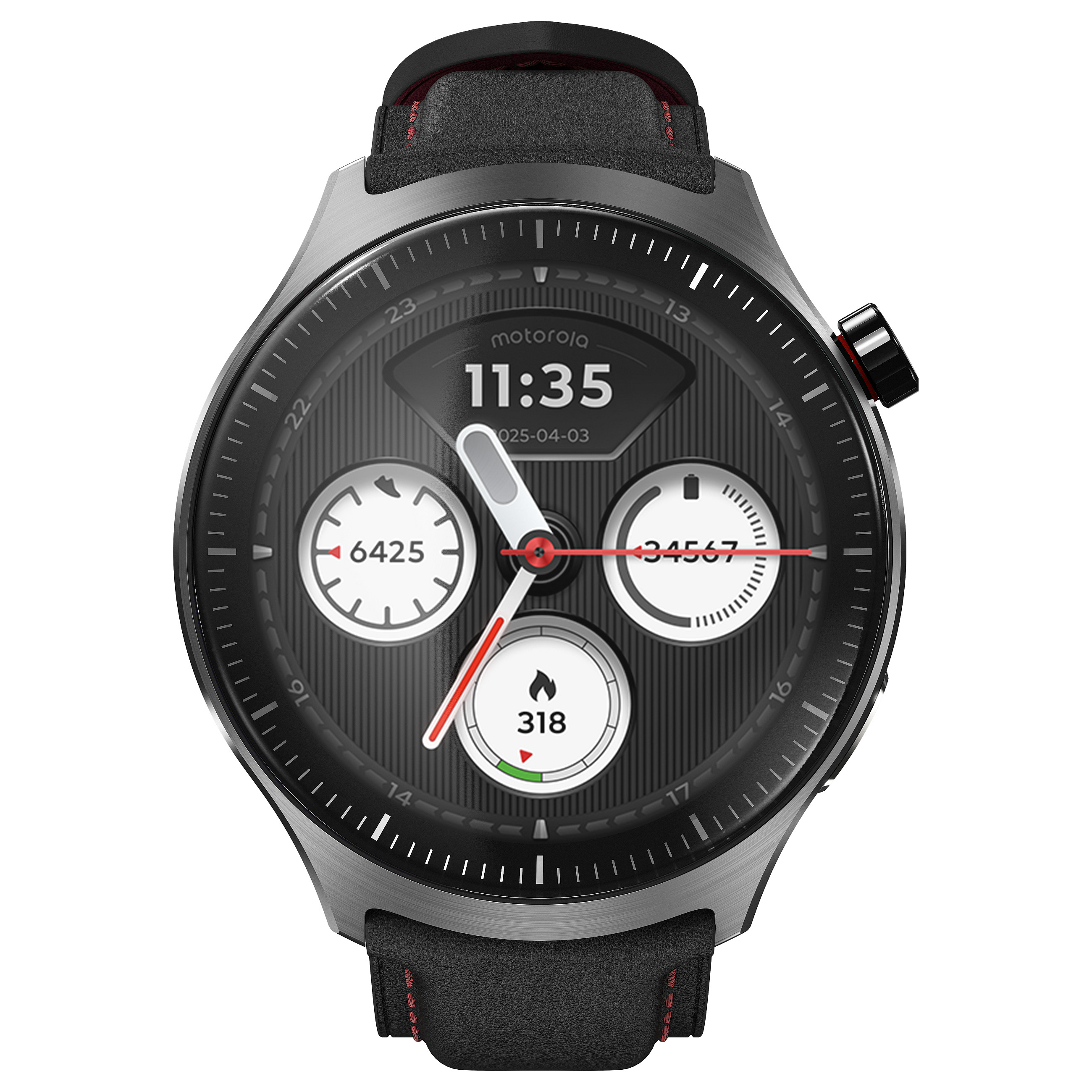 Motorola moto watch ultra 3,81 cm (1.5") P-OLED 46 mm Numérique 466